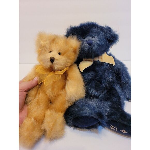 Set of 2 Russ's bears, blue and gold‎ - Picture 1 of 6